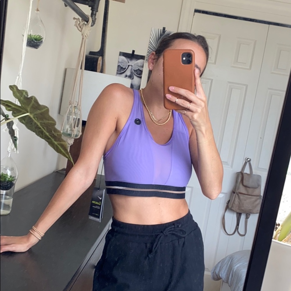 Lavender Sports Bra